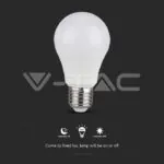 V-TAC VT-214459 LED Крушка 8.5W E27 A60 Пластик Сензор 3000K
