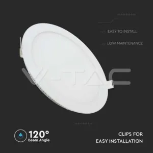 V-TAC VT-214857 12W LED Premium Панел Кръг 3000K