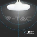 V-TAC VT-213 LED Крушка SAMSUNG Чип 15W E27 UFO F150 3000K