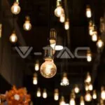 V-TAC VT-217328 LED Крушка 6W Filament E27 G125 Амбър 1800К