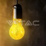 V-TAC VT-217335 LED Крушка 4W E27 Filament A60 Aмбър 1800К
