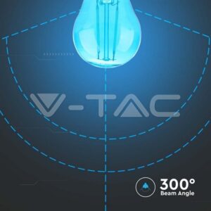 V-TAC VT-217412 LED Крушка 2W Filament E27 G45 Синя