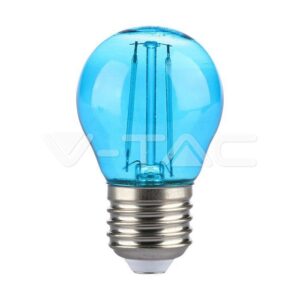 V-TAC VT-217412 LED Крушка 2W Filament E27 G45 Синя