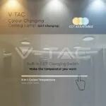 V-TAC VT-217602 12W LED Плафон Звезди Ф300 3в1 Сменяем Спектър