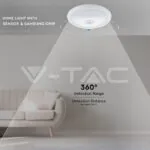 V-TAC VT-21808 LED Плафониера SAMSUNG Чип 12W Сензор 4000К