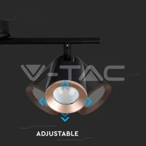 V-TAC VT-218259 18W LED Тройна Спот Лампа 3000К Черна