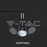 V-TAC VT-218271 13.5 LED Тройна Спот Лампа 3000К Черна