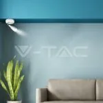 V-TAC VT-218677 4.5W LED Единична Спот Лампа 4000К Бяла С Ключ