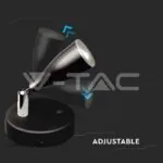 V-TAC VT-218678 4.5W LED Единична Спот Лампа 4000К Черна С Ключ