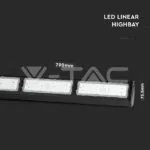 V-TAC VT-21893 LED Линейна Камбана SAMSUNG Чип 150W Черно Тяло 4000К 120 lm/W