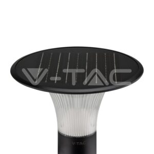 V-TAC VT-23006 15W LED Соларна Наземна Лампа 6000K+4000K Черна