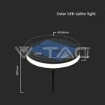 V-TAC VT-23015 1.8W LED Соларен Спот Колче IP54 3000K