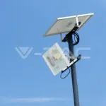 V-TAC VT-23019 35W LED Соларен Прожектор 6000К Бяло Тяло