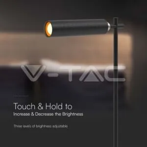 V-TAC VT-23042 3W LED Магнитна Настолна Лампа 4000K Черно Тяло