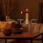 V-TAC VT-23043 3W LED Магнитна Настолна Лампа 4000K Червено Тяло