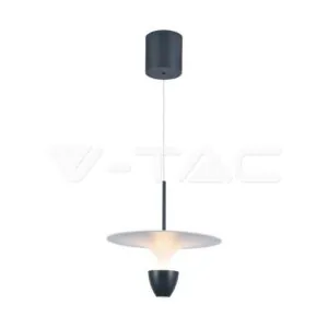 V-TAC VT-23103 9W LED Висяща Лампа (30*300*1370MM) Бяло+Сиво Тяло 3000K Регулируема