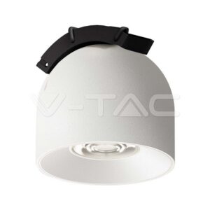 V-TAC VT-23105 12W LED Магнитен Осветител Въже 38`D 3000K Пясъчно Бяло Тяло 3 Години Гаранция
