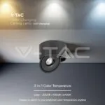 V-TAC VT-23158 28W LED Луна Външен Монтаж 3 в 1 Черно Тяло