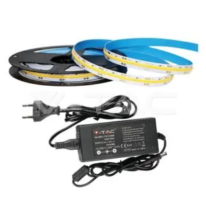 V-TAC VT-2675 LED COB Лента Сет IP20 24V 6400K 280 LEDs 10W/m /2654 + 3264/