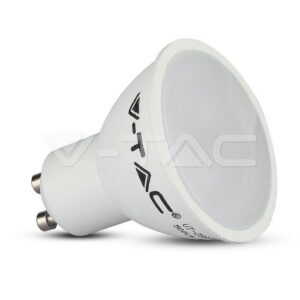 V-TAC VT-2757 LED Крушка 4.5W GU10 Пластик SMART RGB + Топла и Студена Светлина