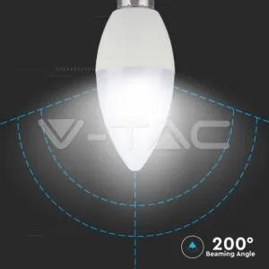 V-TAC VT-2771 LED Крушка 3.5W Е14 А80 Кендъл Димираща С Дистанционно RGB 6400K