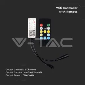 V-TAC VT-2902 Wifi Контролер Дистанционно CCT 3в1 RGB 24 Бутона