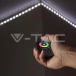 V-TAC VT-2924 Тъч Дистанционно RGB Бяло Черно