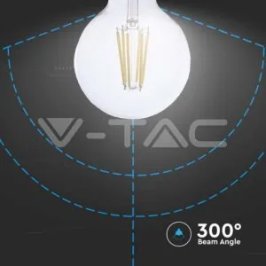 V-TAC VT-2995 LED Крушка 4W Filament E27 G95 4000K
