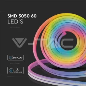 V-TAC VT-3005 LED Лента 36W SMD5050 60LEDs Smart Съвместима с Amazon Alexa и Google Home