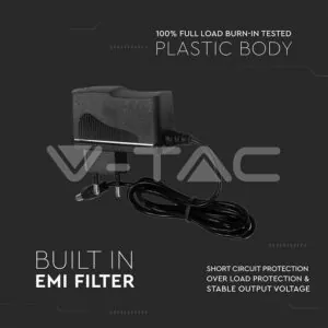 V-TAC VT-3237 LED Захранване 18W 12V 1.5A Пластик