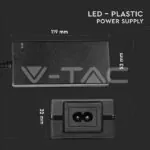 V-TAC VT-3239 LED Захранване 60W 12V 5A Пластик