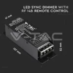 V-TAC VT-3337 LED Sync Diммer With BF 14B Remote Control