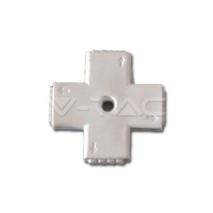 V-TAC VT-3510 Kонектор за 5050 LED RGBЛента Тип Кръст