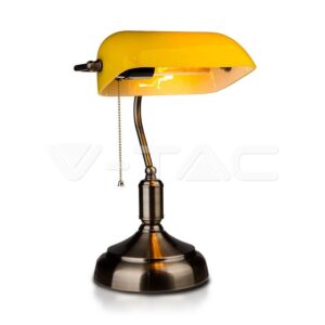 V-TAC VT-3914 Настолна Лампа Банкер Е27 Жълта