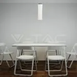 V-TAC VT-3980 18W LED Пендел Димиращ Бял 3000K