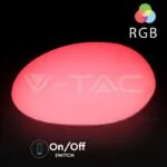 V-TAC VT-40171 LED Лампа Камък RGB 33 x 25 x 17см