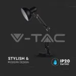 V-TAC VT-40341 Настолна Лампа Е27 Бяла 325x560 PIXI