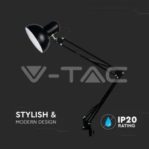 V-TAC VT-40361 Настолна Лампа Е27 Бяла 450x1630 PIXI Захващане