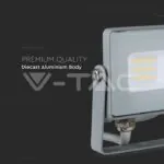V-TAC VT-431 10W LED Прожектор SAMSUNG Чип SMD Сиво Тяло 4000K