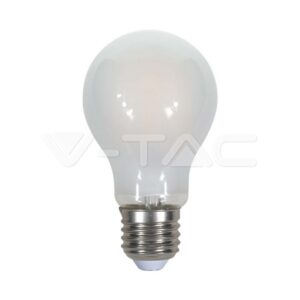 V-TAC VT-4485 LED Крушка 8W Filament E27 A60 Матирано Покритие Бяла Светлина
