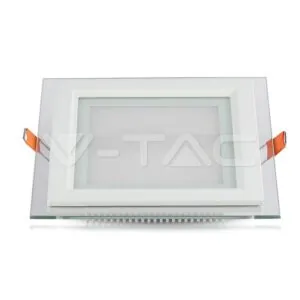 V-TAC VT-6276 6W LED Панел Стъклено Тяло Квадратен Модул Неутрално Бяла Светлина
