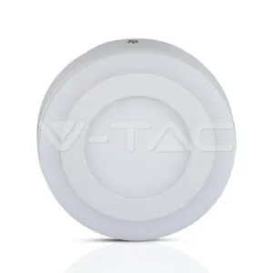 V-TAC VT-4896 18W+3W LED Панел Външен монтаж Кръгъл Модул Топло Светлина