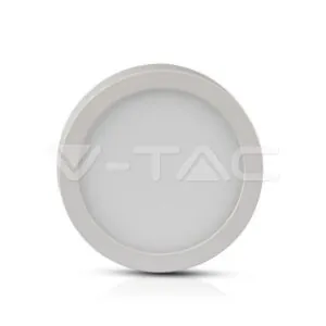 V-TAC VT-4910 12W LED Панел Външен монтаж Premium Кръгъл Модул Топло Бяла Светлина