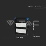 V-TAC VT-497 500W LED Прожектор SAMSUNG Чип Meanwell Драйвер 60°D 4000K