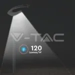 V-TAC VT-5505 LED Соларно Градинско Тяло 20W PIR Сензор Дистанционно 4000К