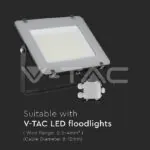 V-TAC VT-5981 Влагозащитена Кутия Бяла 3х8-12мм IP68