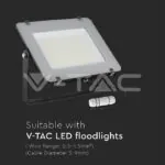 V-TAC VT-5986 Влагозащитен конектор Бял 5-9мм IP68