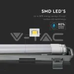 V-TAC VT-6388 LED Водозащитено тяло PC/PC 2x1500мм 48W Неутрална Светлина