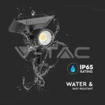 V-TAC VT-6660 2W LED Соларно Колче IP65 3000K
