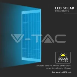 V-TAC VT-6757 40W Улична Лампа Соларна 4000К